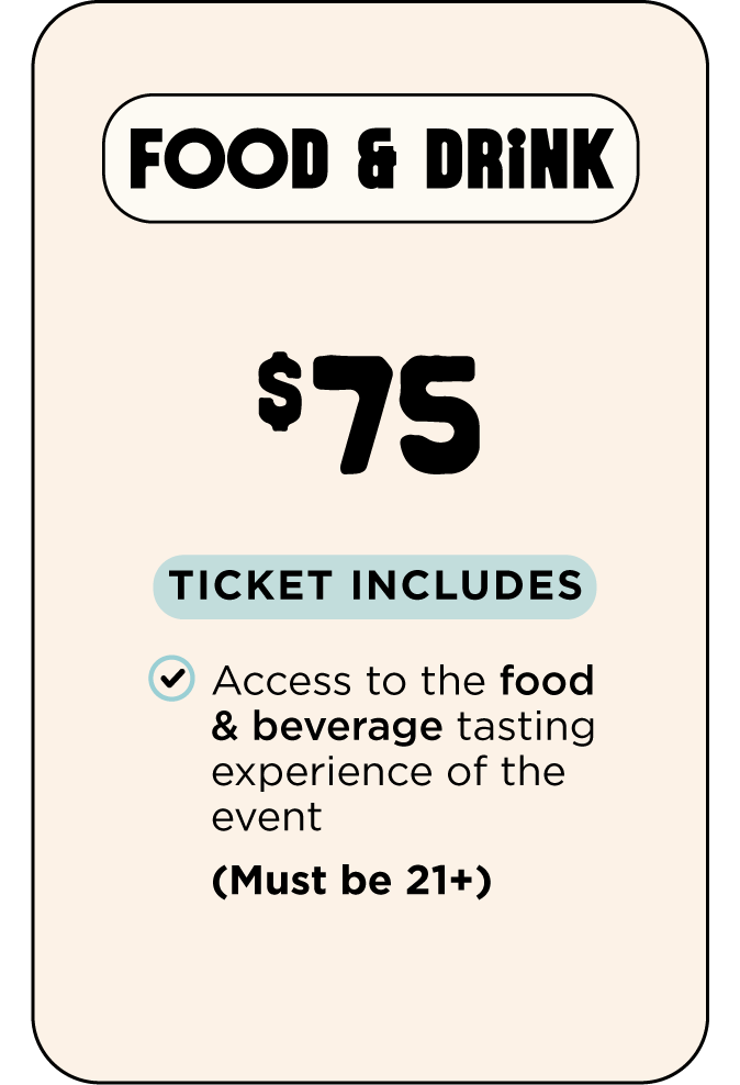 Taste2026 Ticket Food and Drink